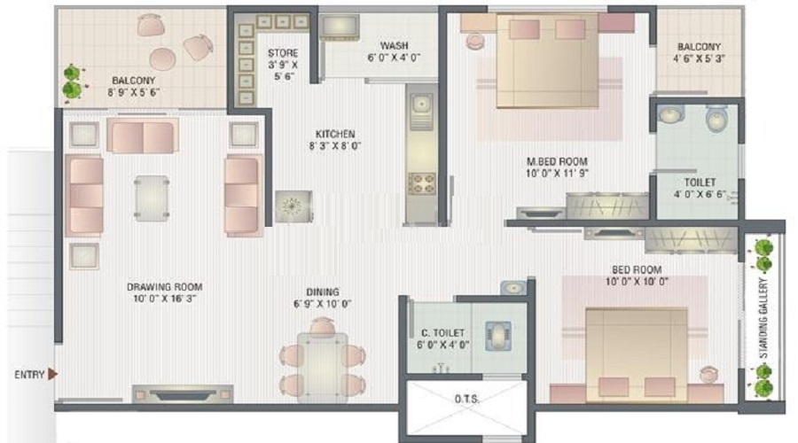 Shayona Green Floor Plan