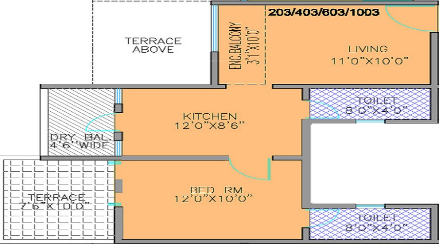 Saptsiddhi Savali Saffron Phase Floor Plan