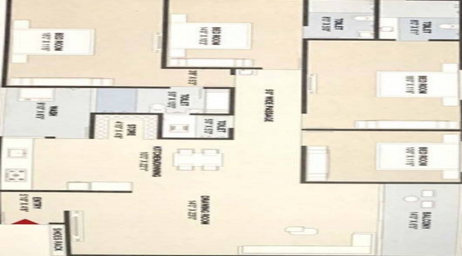 Shreeji Angel Sky Floor Plan