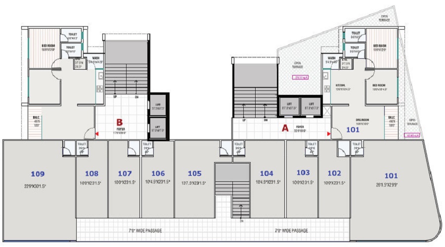 Eklingji Radhe Exotica Floor Plan