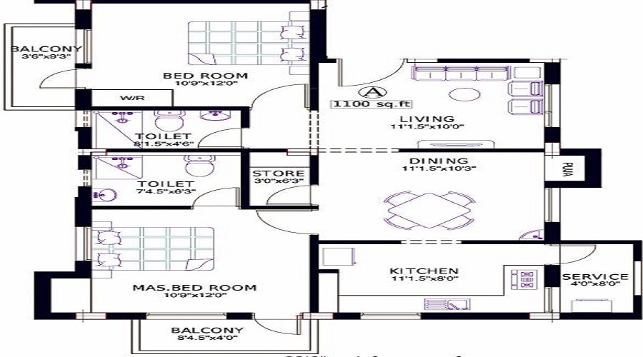 Pushkar Neela Kalidas Floor Plan