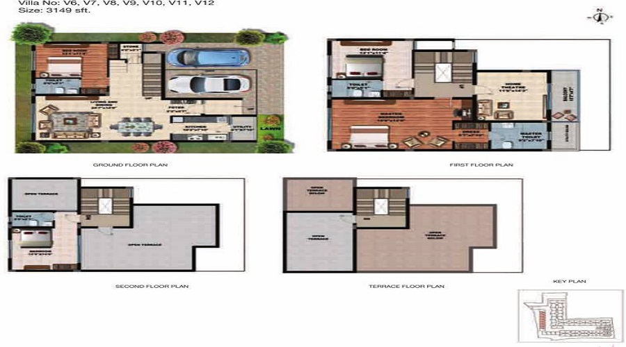 Casagrand Irene Villas Floor Plan