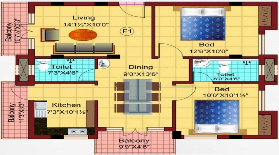 Anjana Arudhra Floor Plan