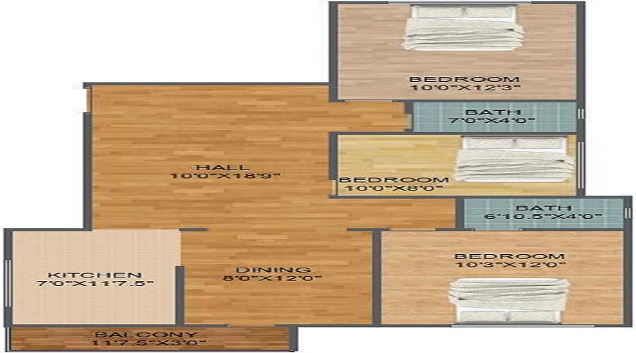 Sudarsan Builders And Developers Silver Dale Floor Plan