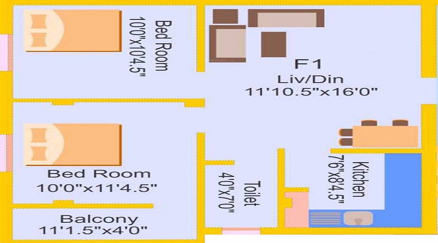 EXL Brindavan Floor Plan