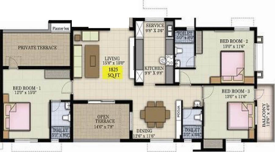 Navins Aaradhana Floor Plan