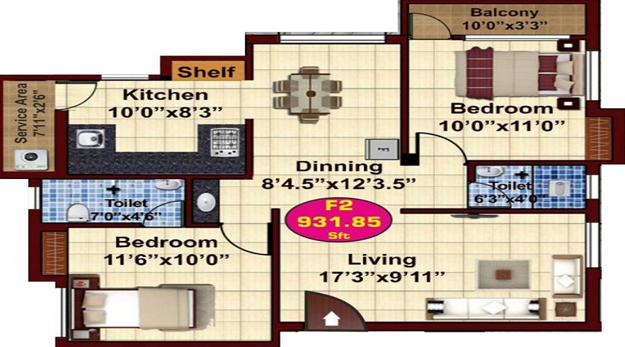 JKB Royal Garden Floor Plan
