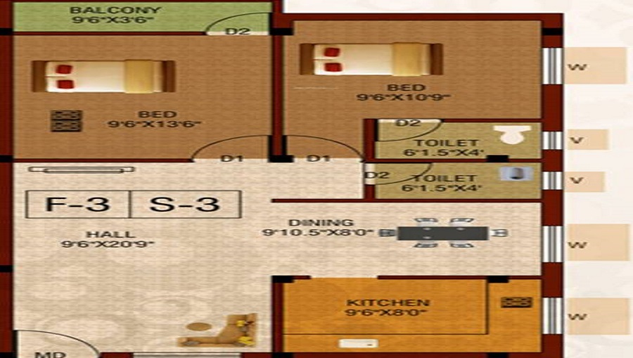 Raghav Foundations Veerabatran Nagar Floor Plan