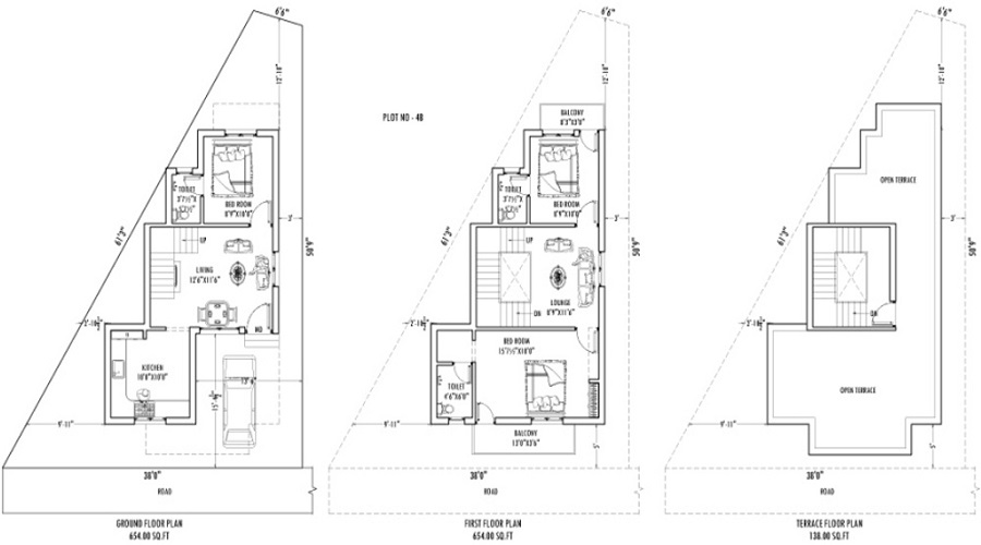 SB Nandavanam Villas Floor Plan