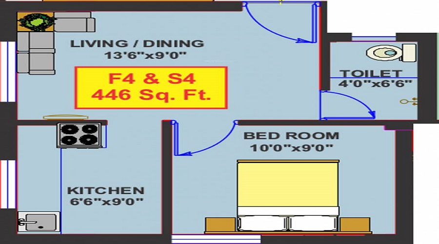 Vikaan Shelters Sai Avighna Floor Plan