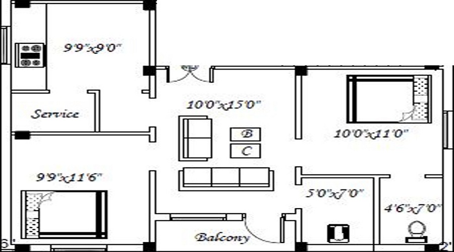 GRK Apartments Floor Plan