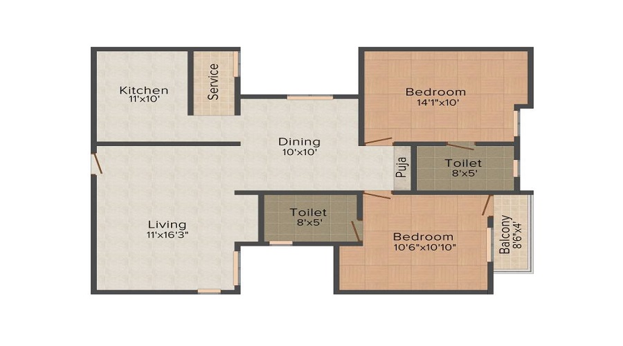 Pace Aagam Floor Plan