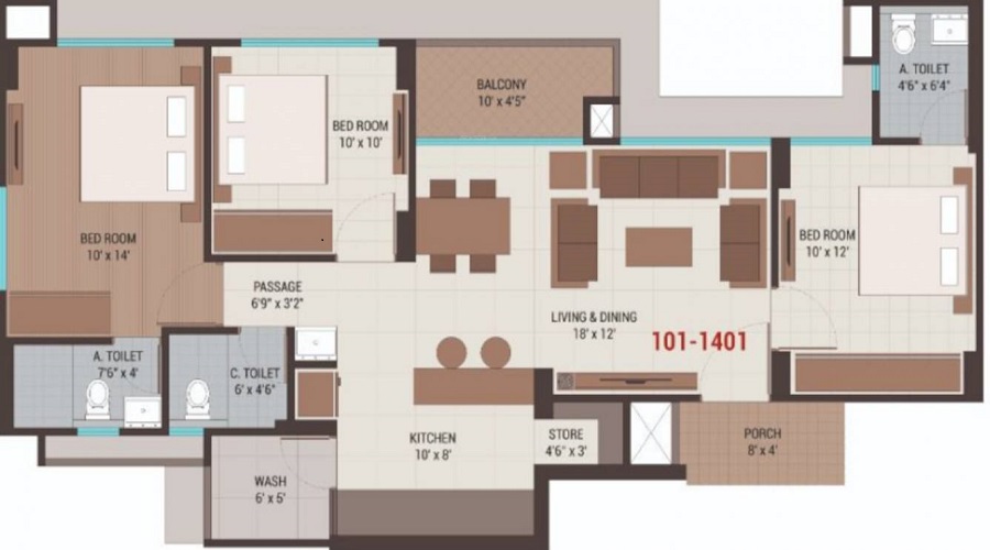 Shine Swasti Floor Plan