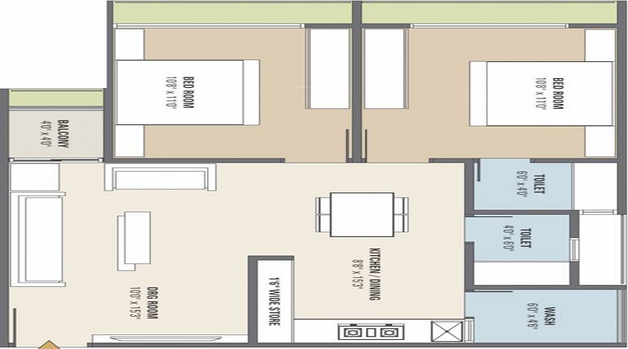 United Skydale Floor Plan