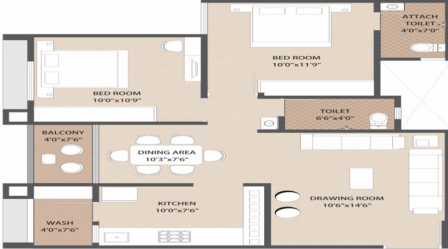 Shivam Artharva Landmark Floor Plan