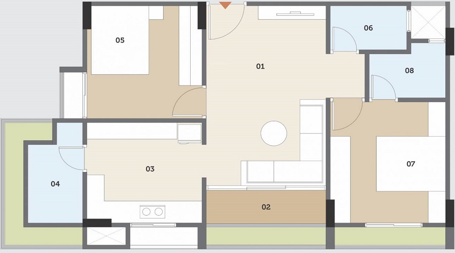 Sahajanand Shyam 46 Floor Plan