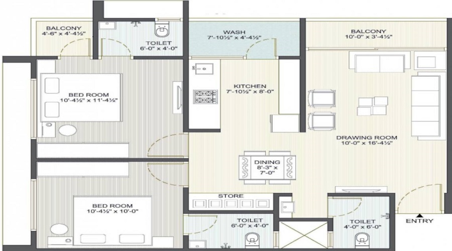 Kirti Silk Valley Floor Plan