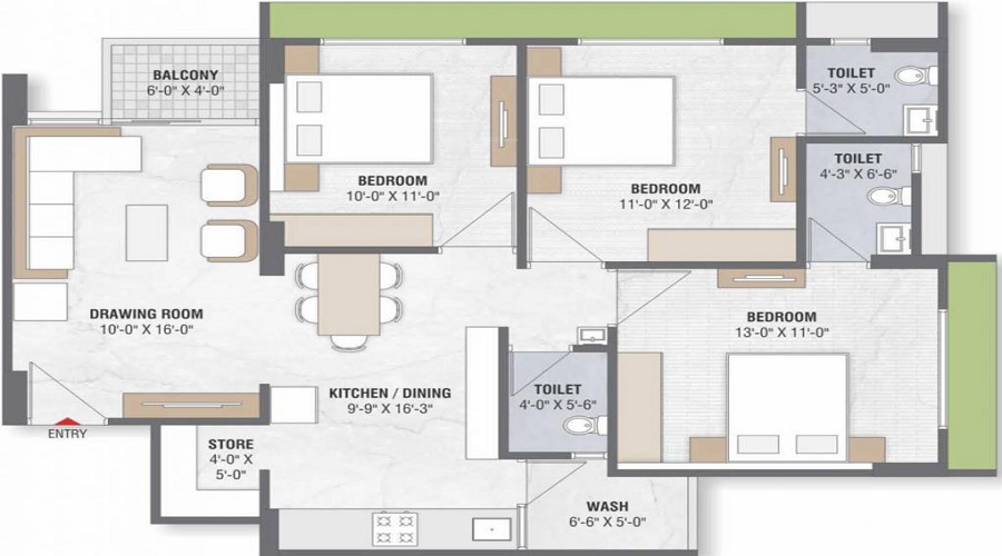 Haridarshan Greens Floor Plan