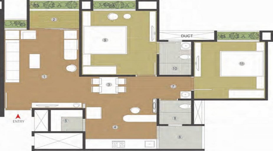 Vishwa Lake Iksa Floor Plan