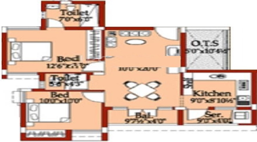 DABC Gokulam Phase III Floor Plan