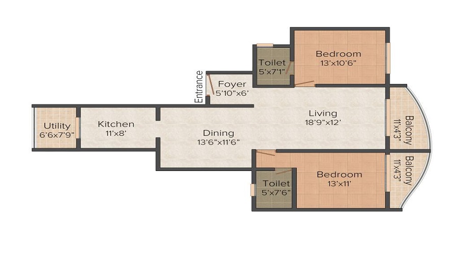 Prince Courtyard Floor Plan