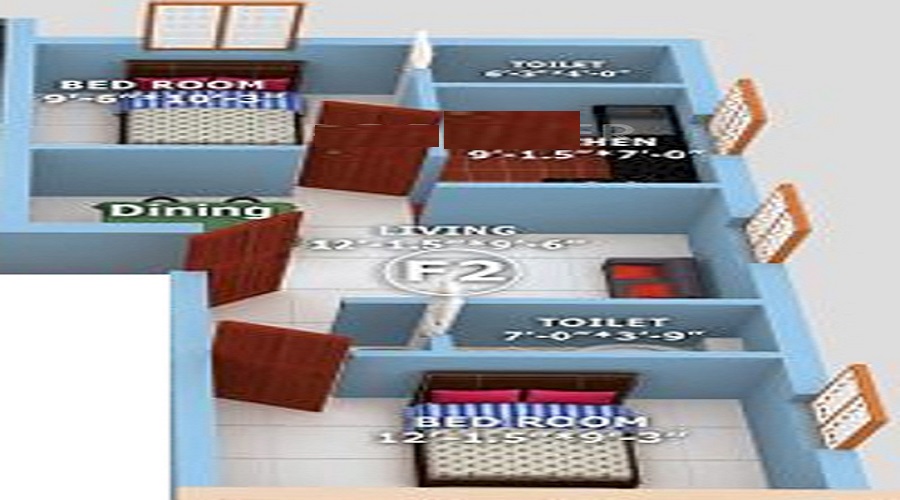 Geejay Homes Sunrise Floor Plan