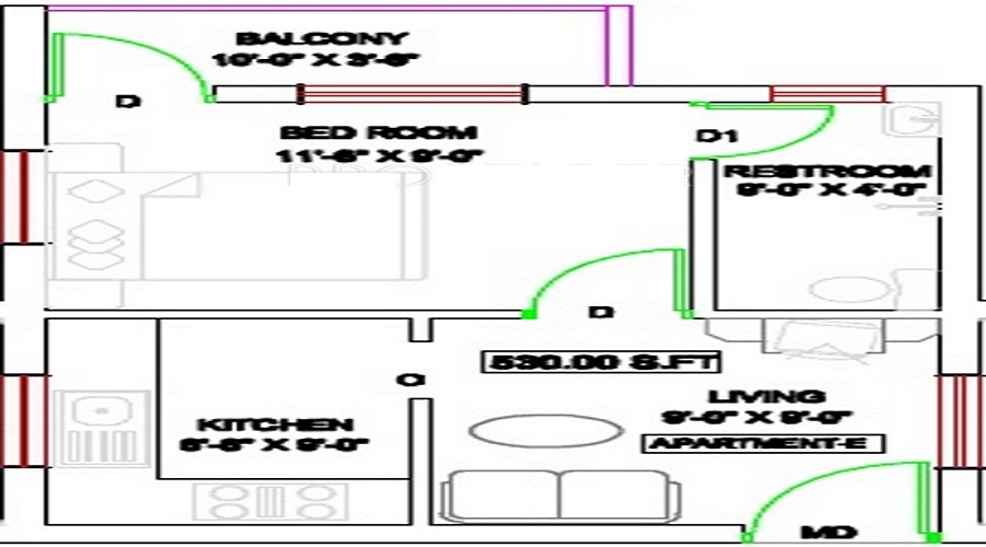 Yume Homes KNR Abirami Webster Village Floor Plan