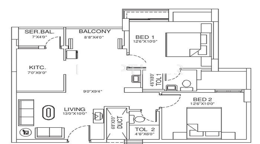 Vishwakarma Sky Park Floor Plan