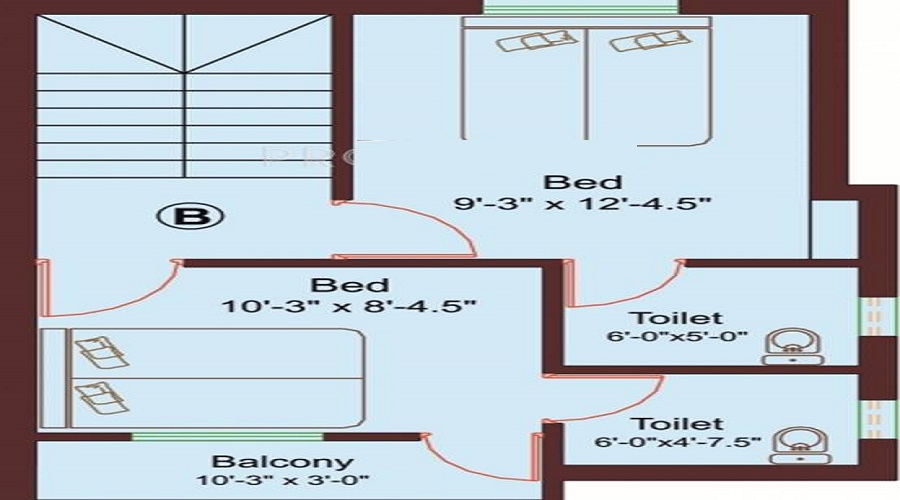 Meridian Semi Independant Villa Floor Plan