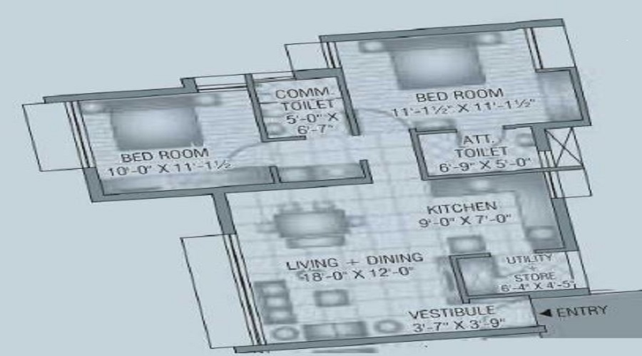KP Heights Floor Plan
