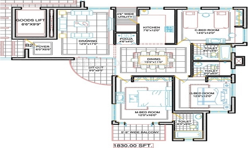 Surakshaa Homes Fair View Floor Plan