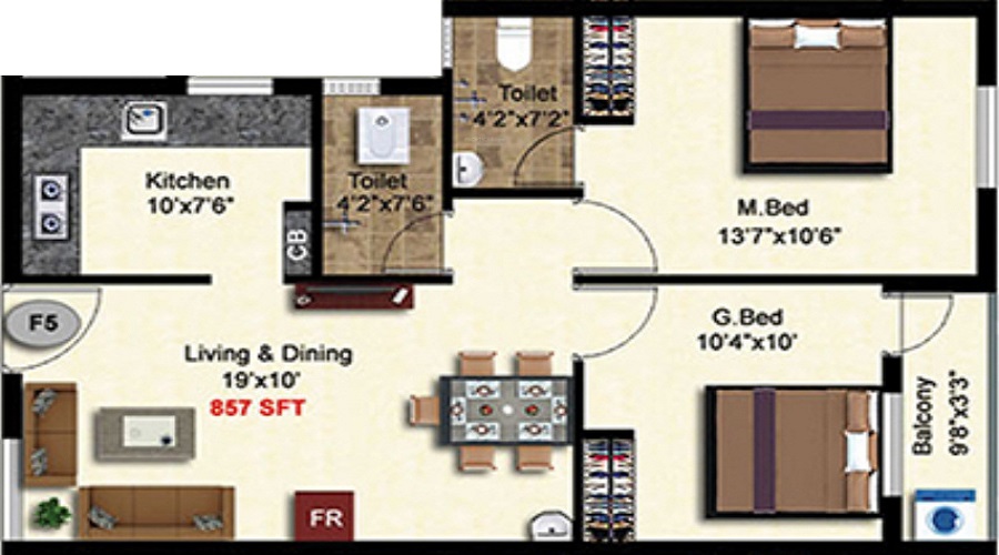 Steps Stone Aksharas Floor Plan