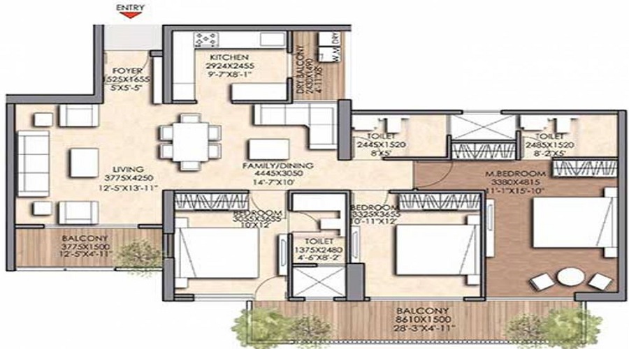 Prateek Canary Floor Plan