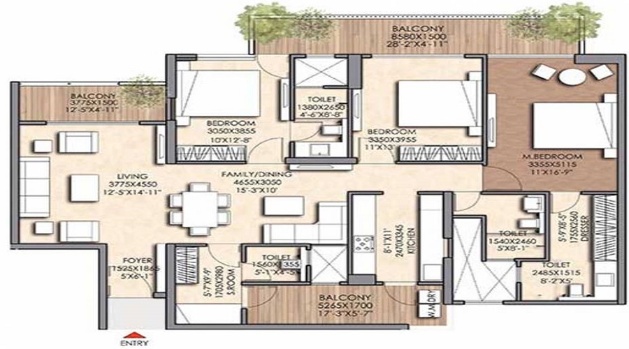 Prateek Canary Floor Plan