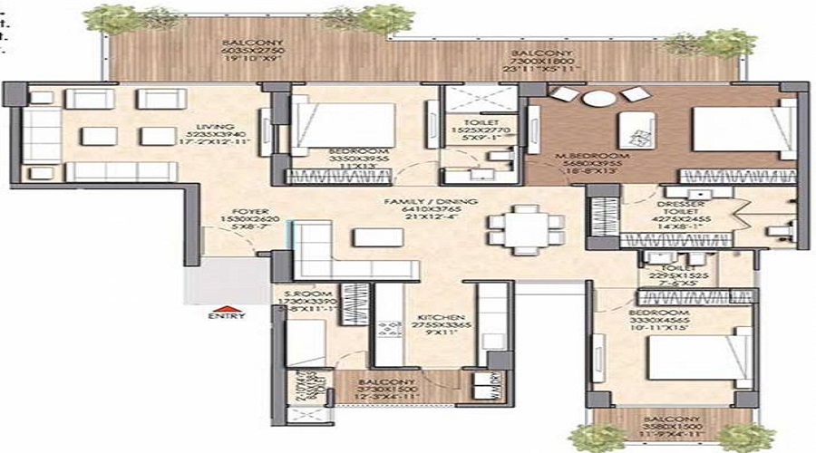 Prateek Canary Floor Plan