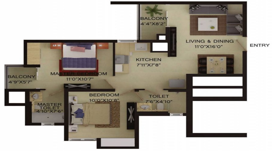 Wave Irenia Floor Plan