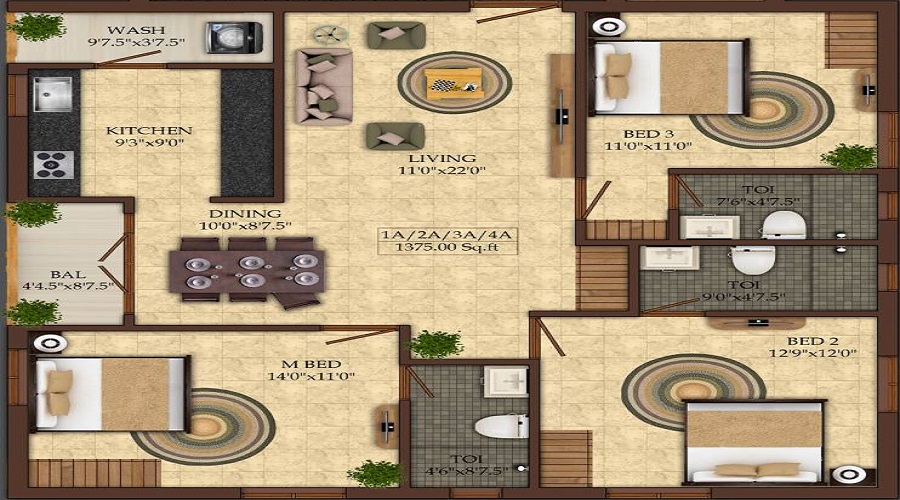 India Ashwini Floor Plan