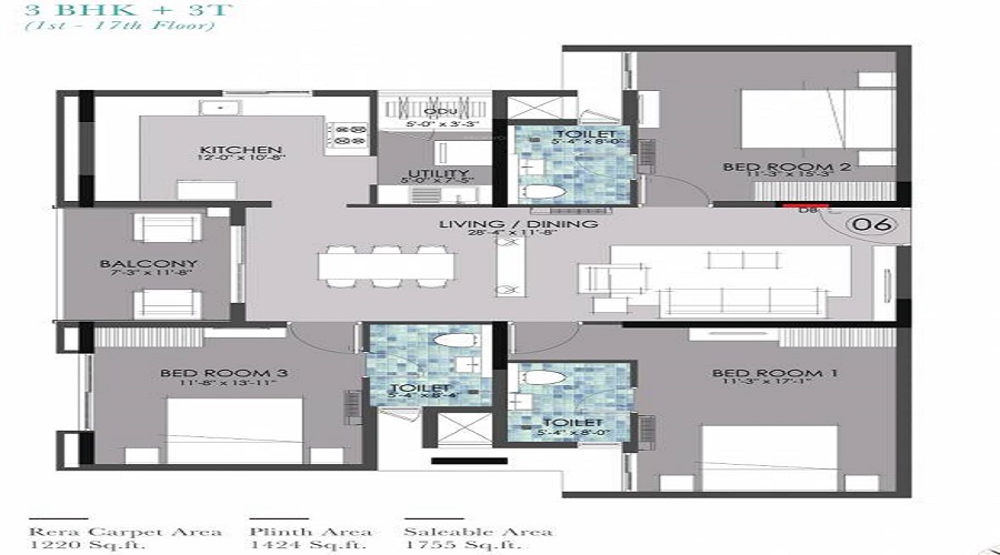 Baashyaam Plutus Residence Floor Plan