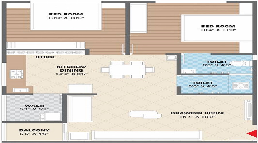 Shreeji Shagun Heights Floor Plan
