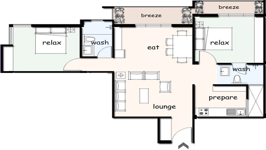 Vintage Dahlia Floor Plan