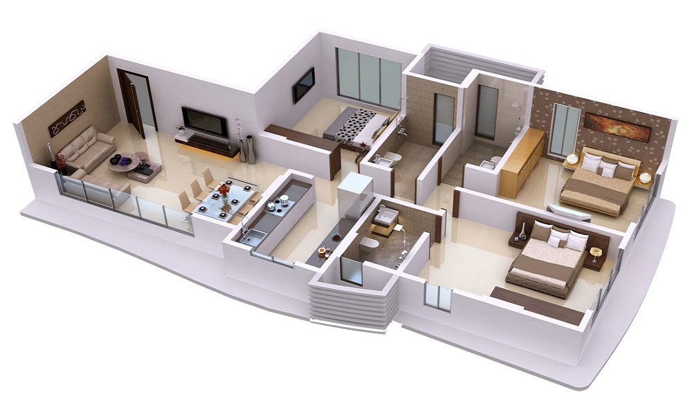 Total Environment Scarlet Begonias Floor Plan