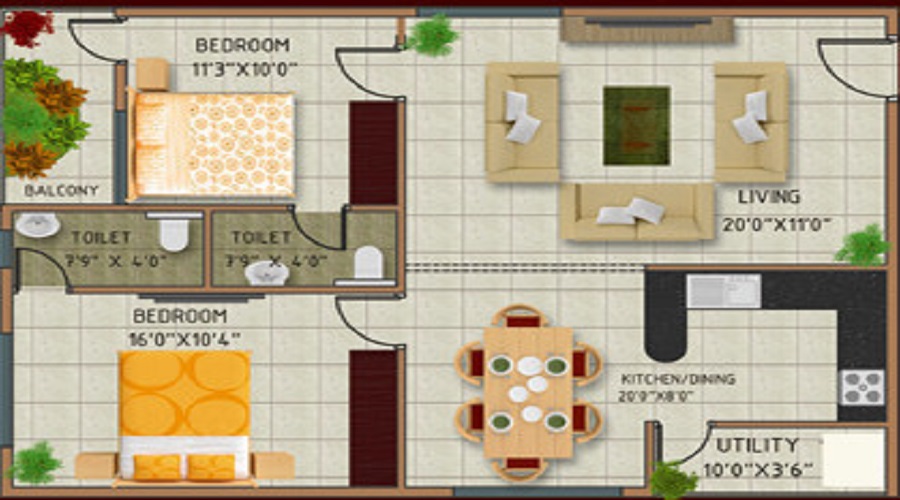 MRK Construction Aparrna Floor Plan