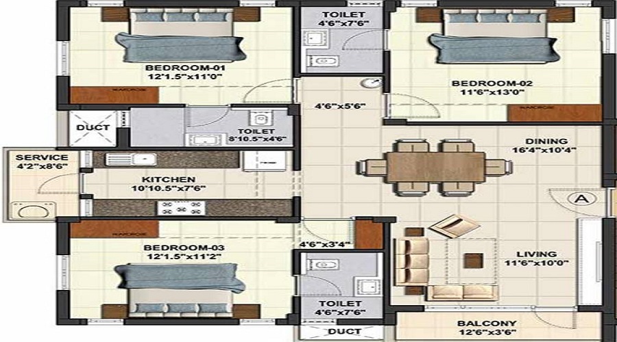 Kgeyes Pari Street Besant Nagar Floor Plan