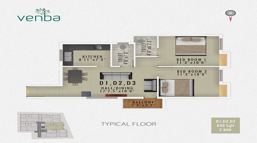Kaizen Venba Floor Plan