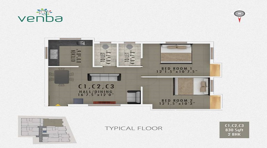 Kaizen Venba Floor Plan