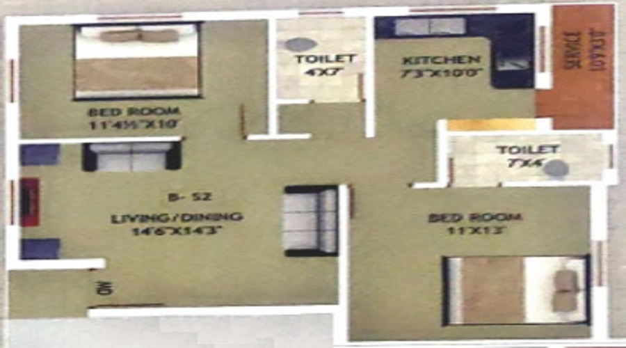 RTV Thiruvengadam Enclave Floor Plan