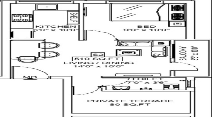 Sri Manishaa Aditya Apartment Floor Plan