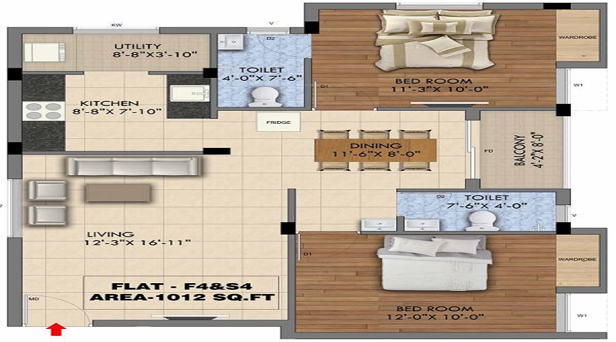 Ruby Bliss Floor Plan