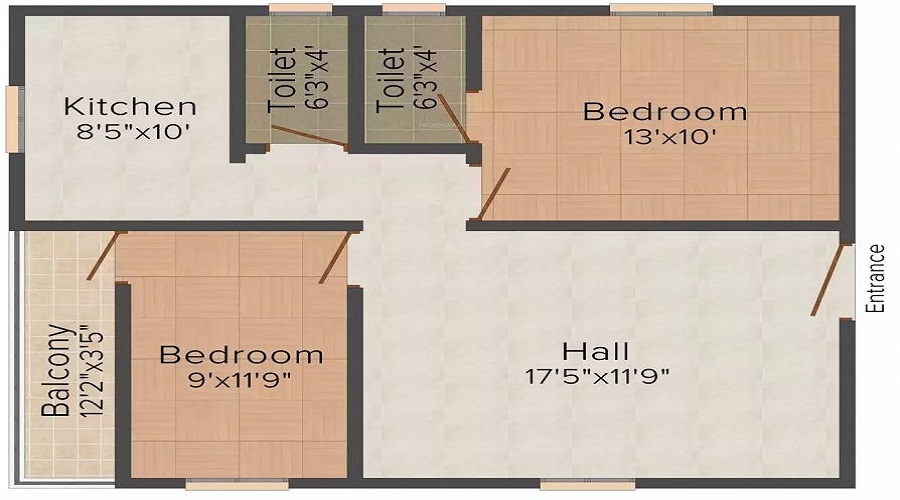 Santha Pavithra Apartments Floor Plan