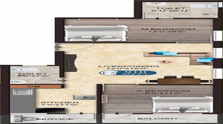 The Nest Adore Floor Plan
